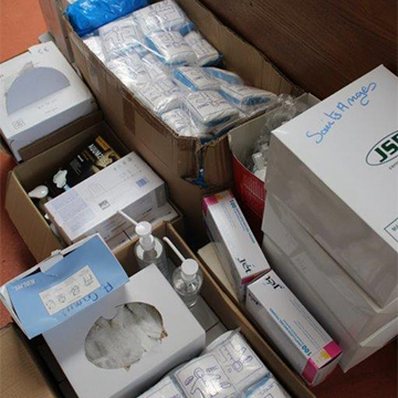 COVID-19 : Dons de matériels de protection sanitaire