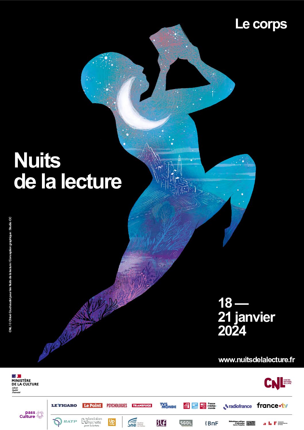 Nuit de la lecture : des lectures pour petites oreilles, un speed-booking, une sieste littéraire et un spectacle « Je dis mon corps » par Oona Spengler et Lorette Le Brestec