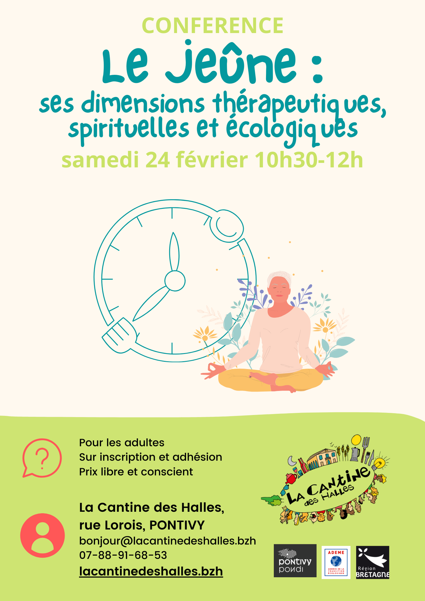 Conférence : le jeûne : ses dimensions thérapeutiques, spirituelles et écologiques
