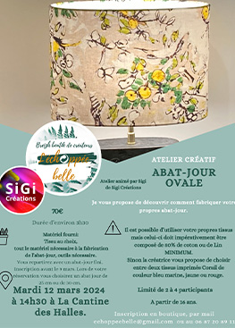 Atelier : création d’un abat-jour