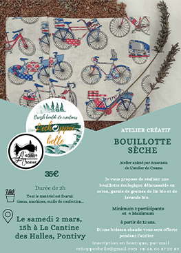 Atelier couture : Bouillotte Sèche