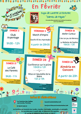 En Février à La Cantine des Halles