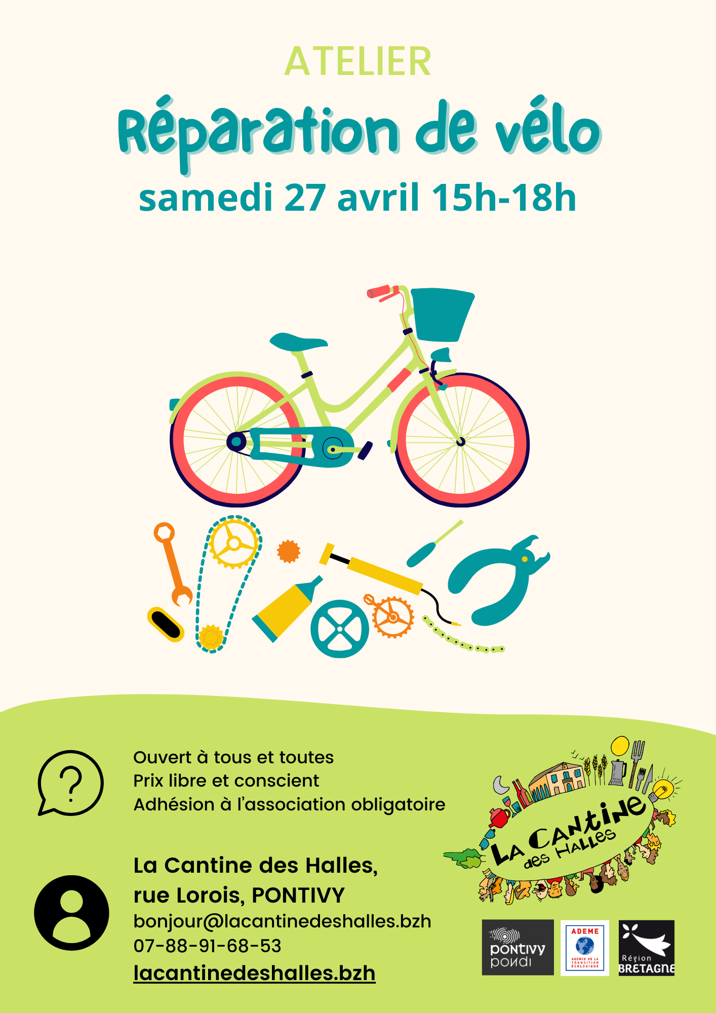 Atelier : réparation de vélo