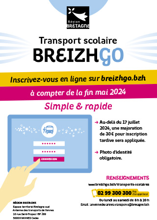 Inscription transport scolaire