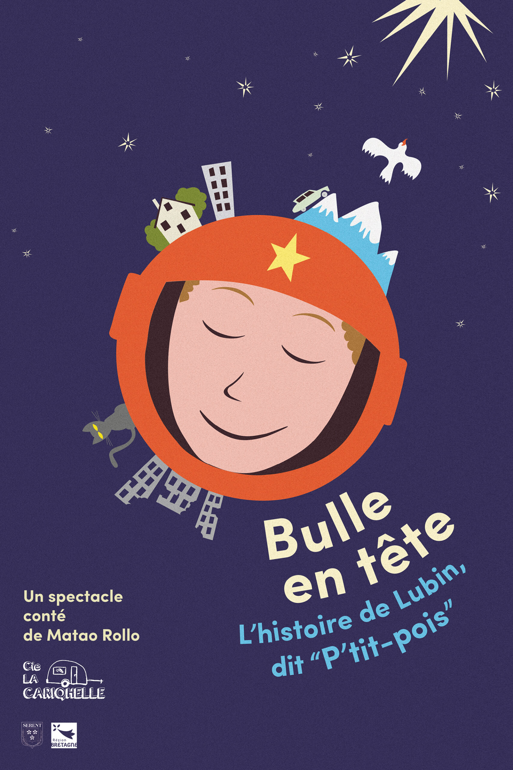 Bulle en tête : spectacle conté de et par Matao Rollo