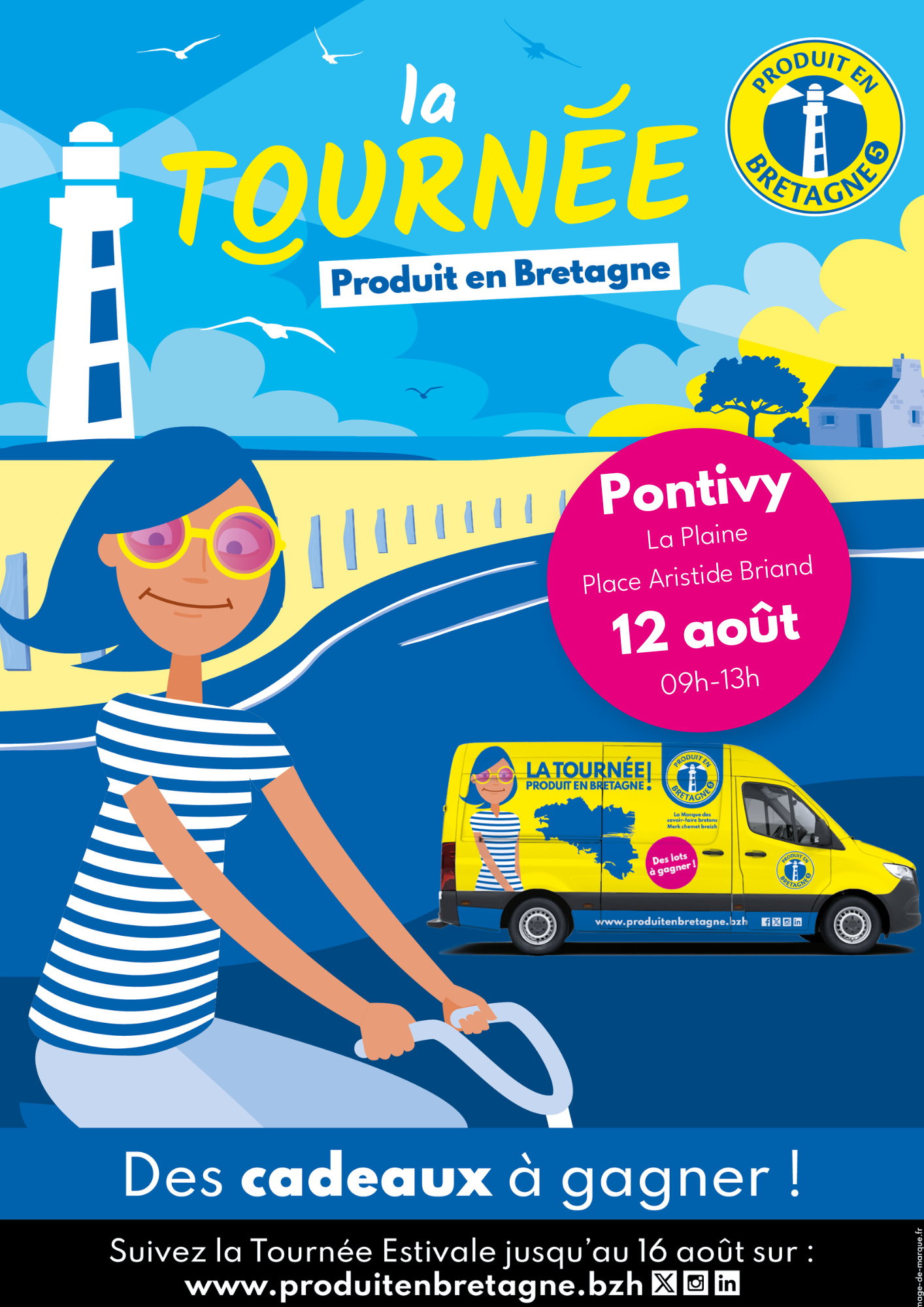 Tournée estivale Produit en Bretagne 