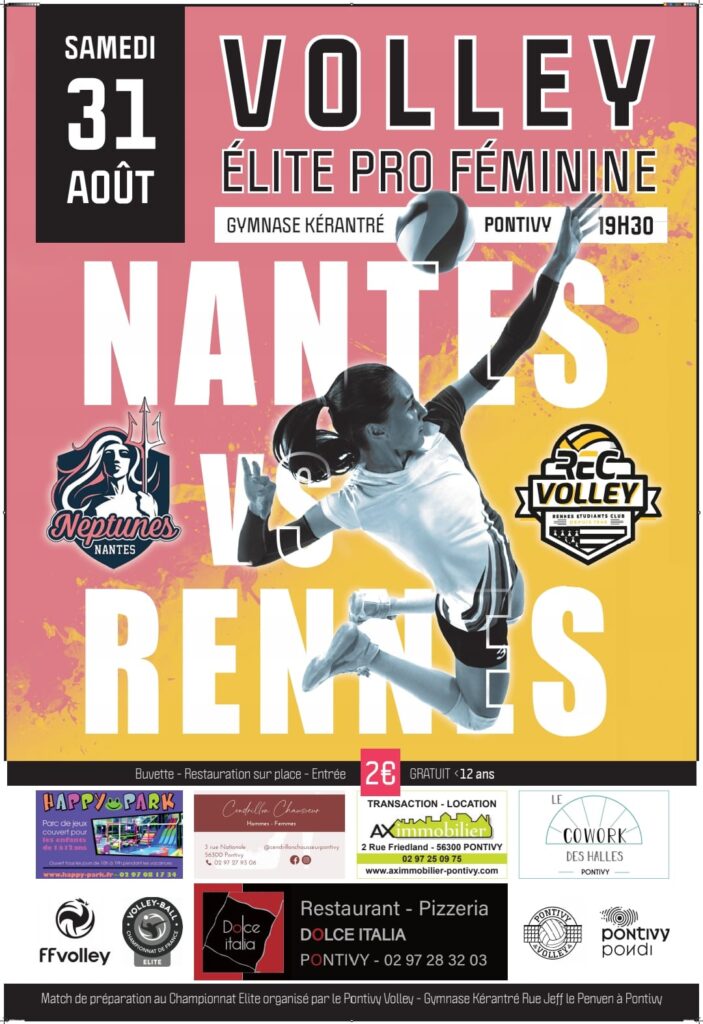 Du volley de haut niveau à Pontivy