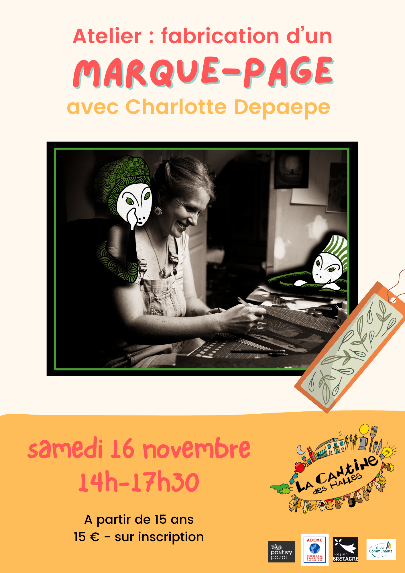 Atelier : fabrication d’un marque-page
