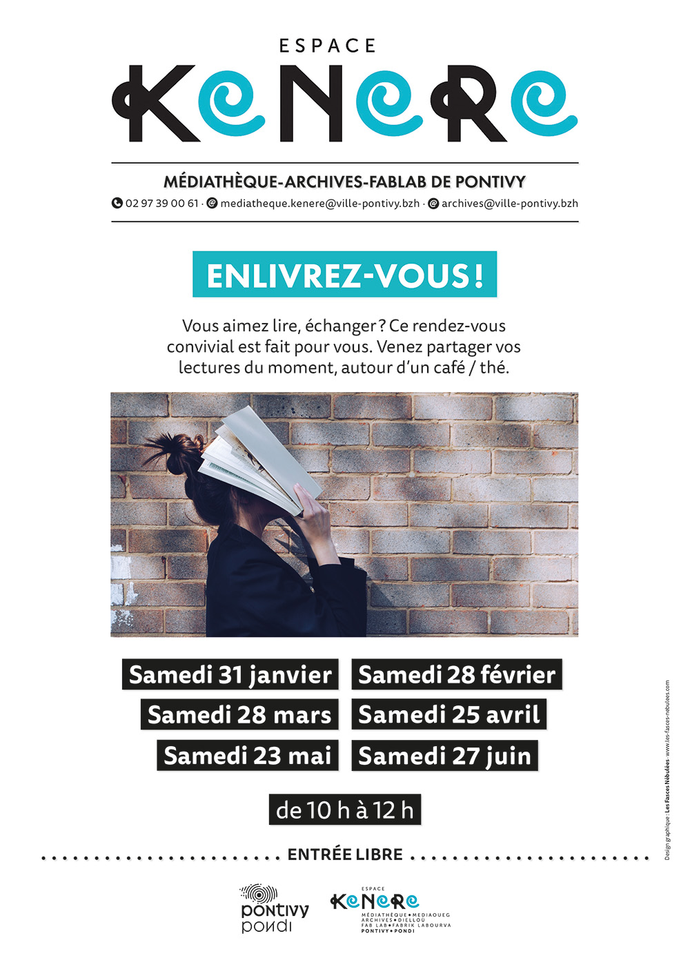 Enlivrez-vous ! Le club de lecture de la médiathèque de Pontivy