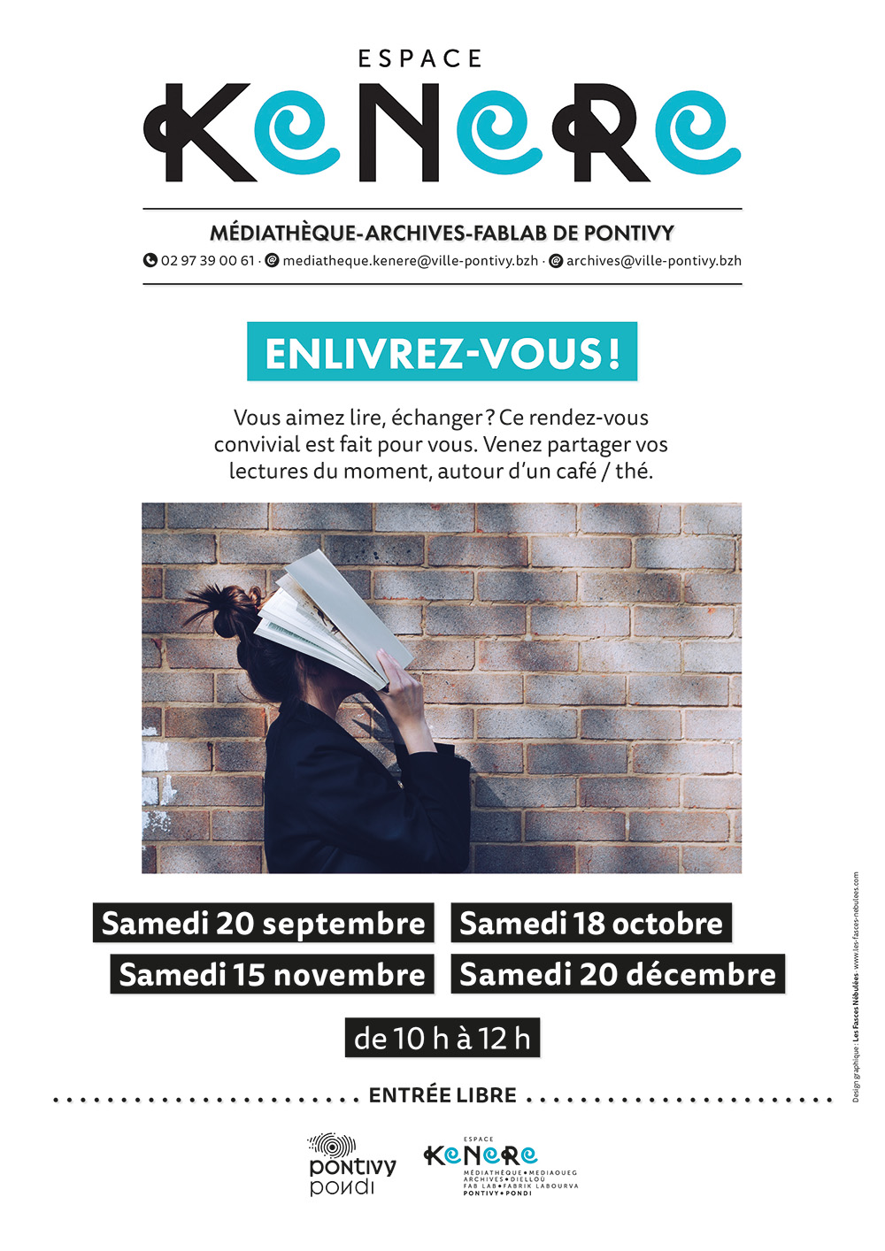 Enlivrez-vous ! Le club de lecture de la médiathèque de Pontivy