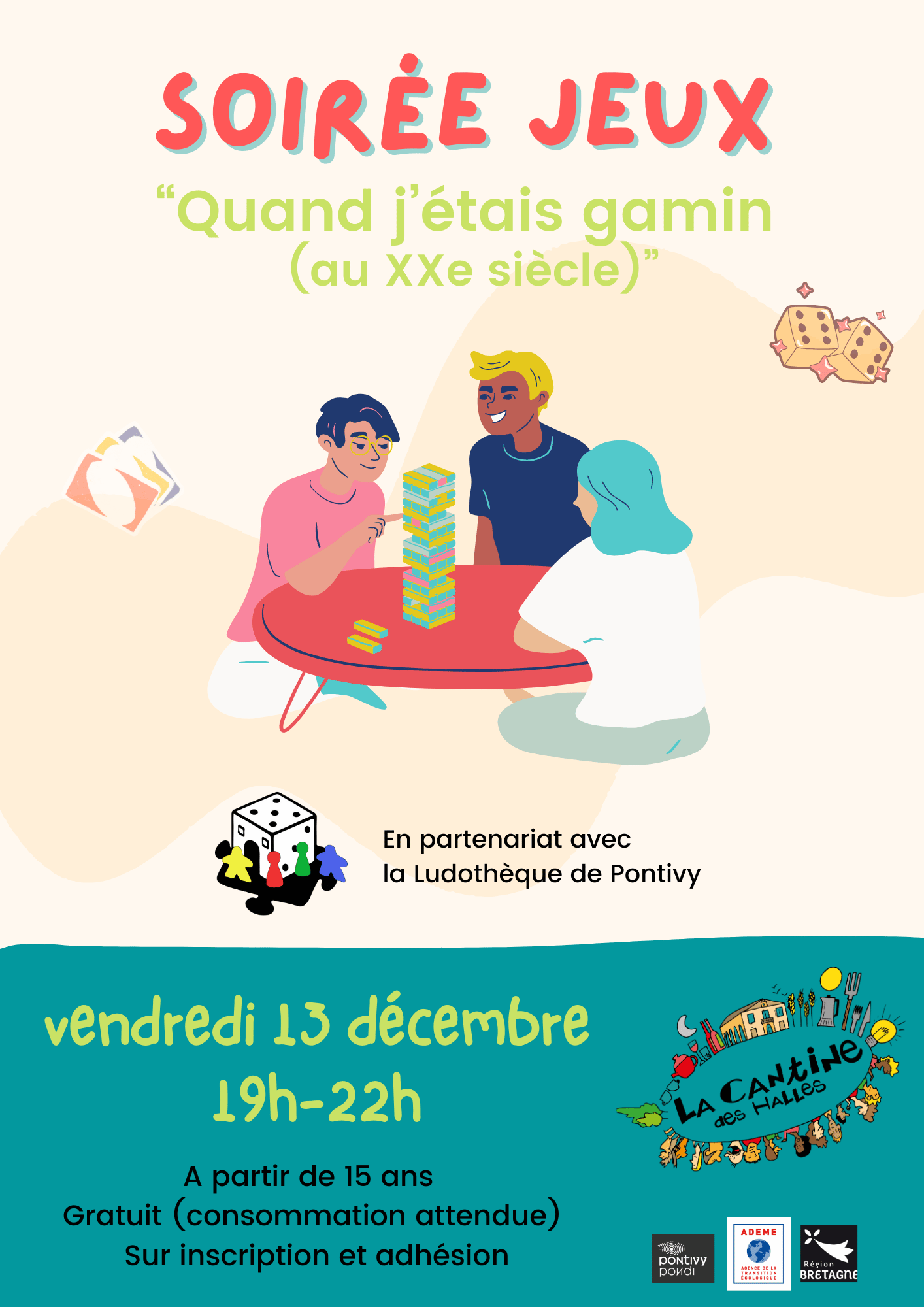 Soirée Jeux : thème « Quand j&rsquo;étais gamin (au XXème sciècle) »