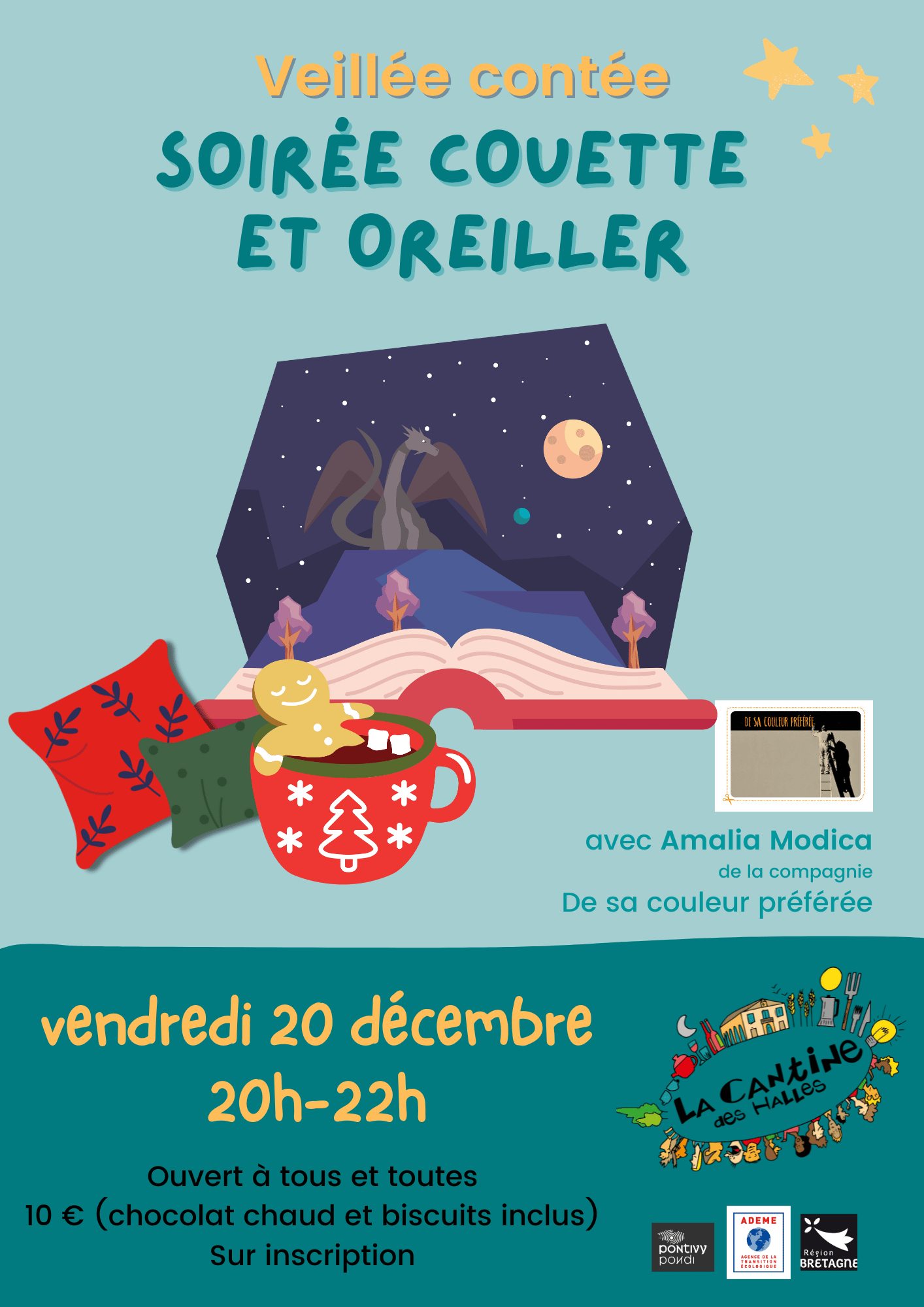 Soirée conte – couette et oreiller