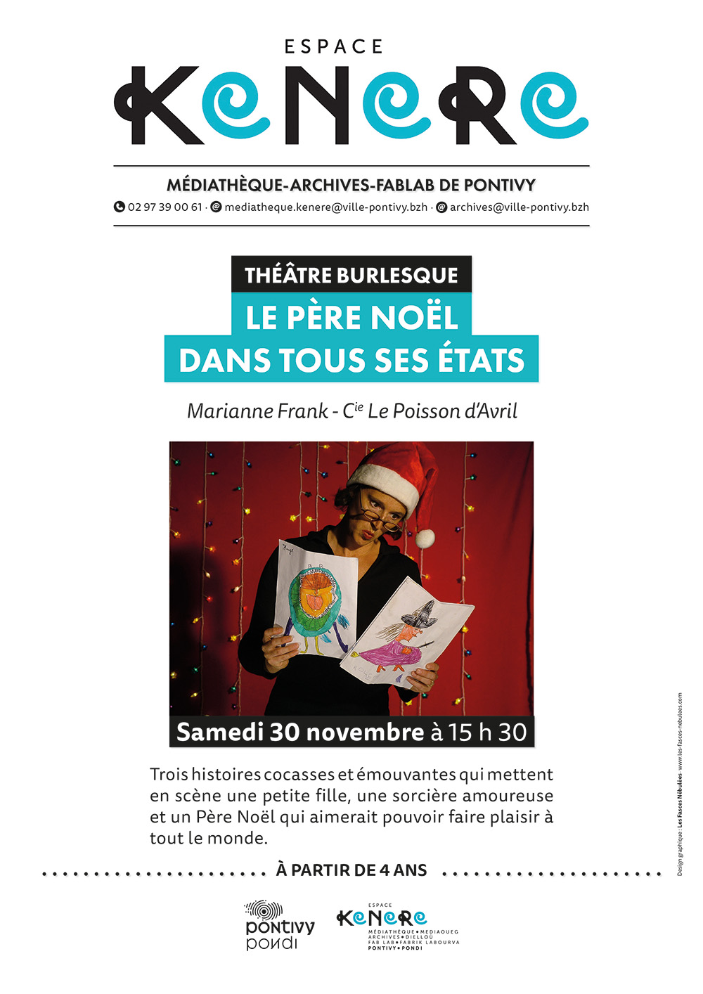 Le Père Noël dans tous ses états par la Compagnie Le Poisson d’Avril