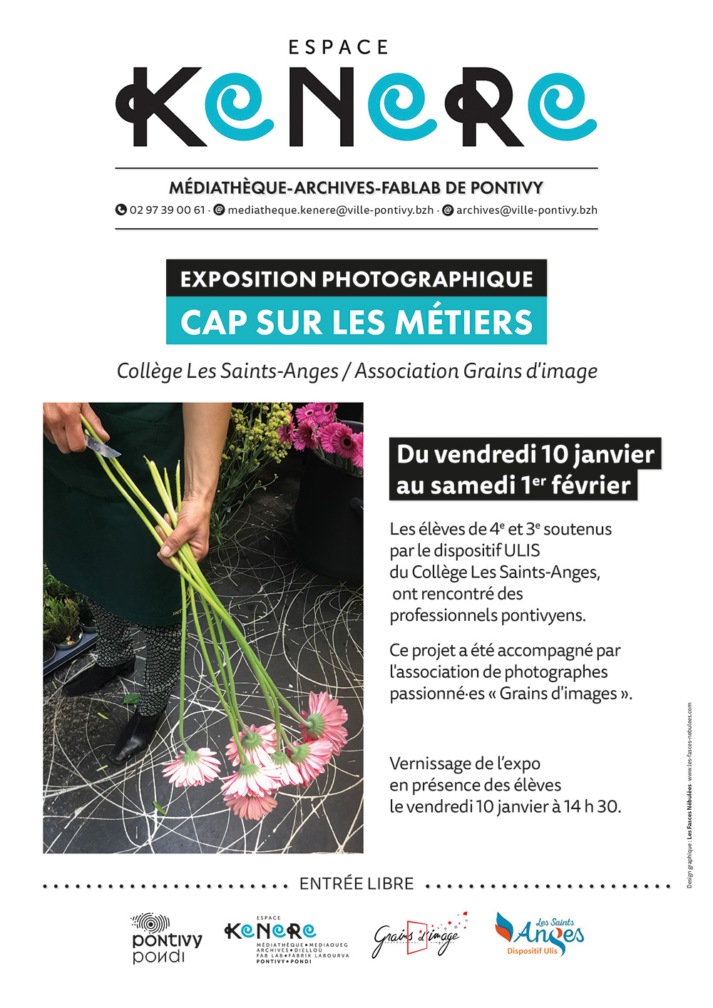 Cap sur les métiers. Exposition photographique