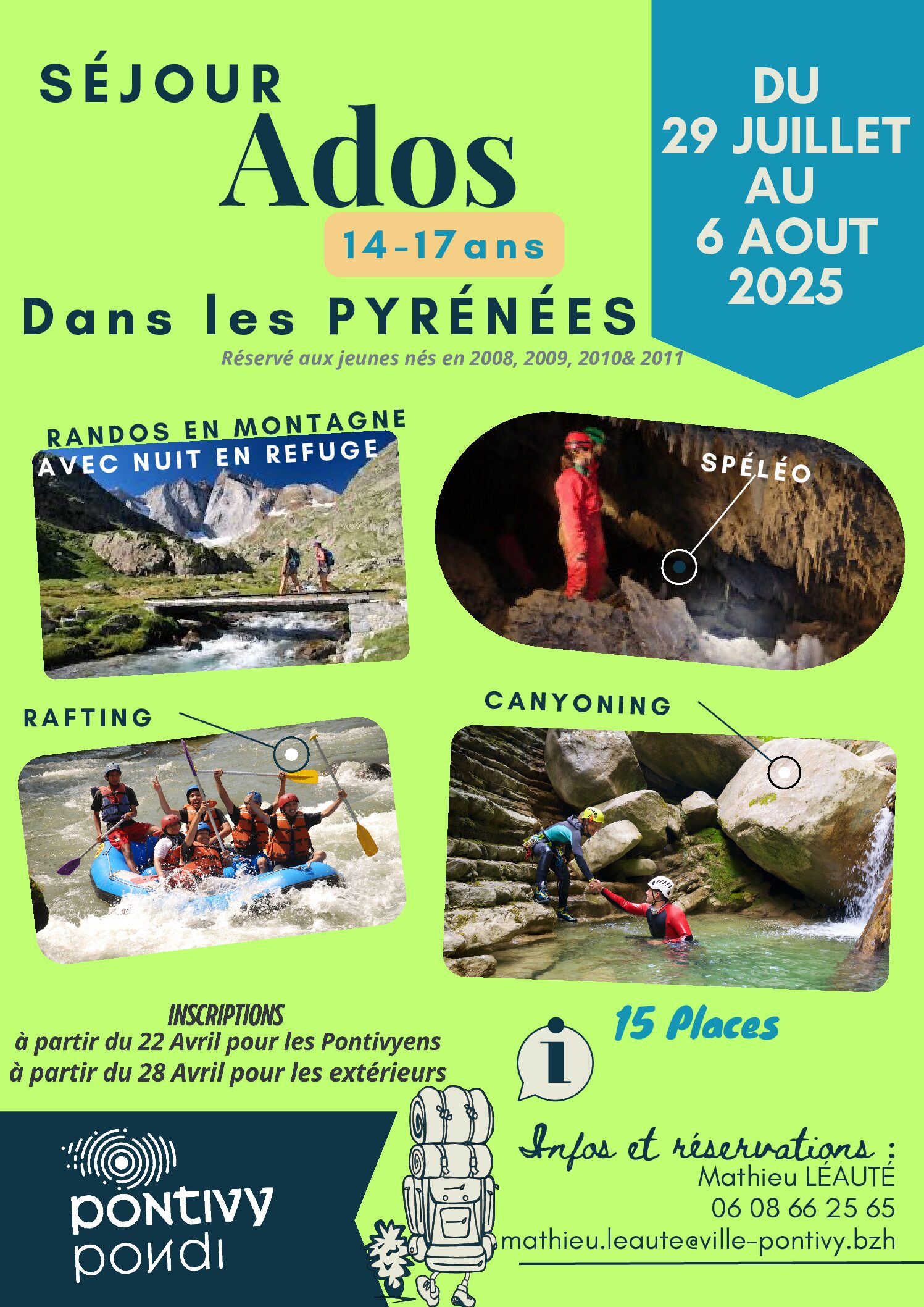 Séjour Ado dans les Pyrénées (14-17ans)