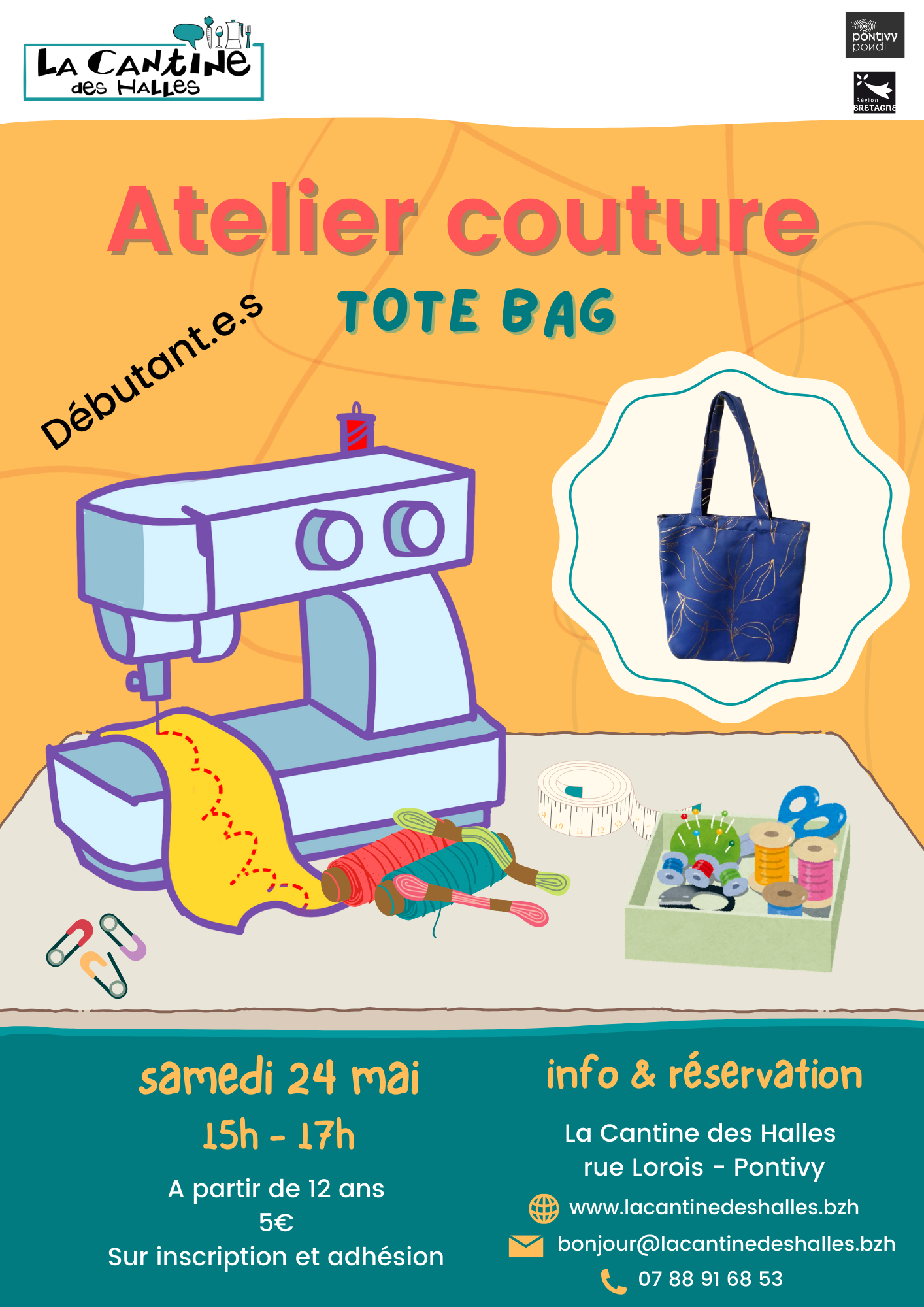 Atelier couture : tote bag