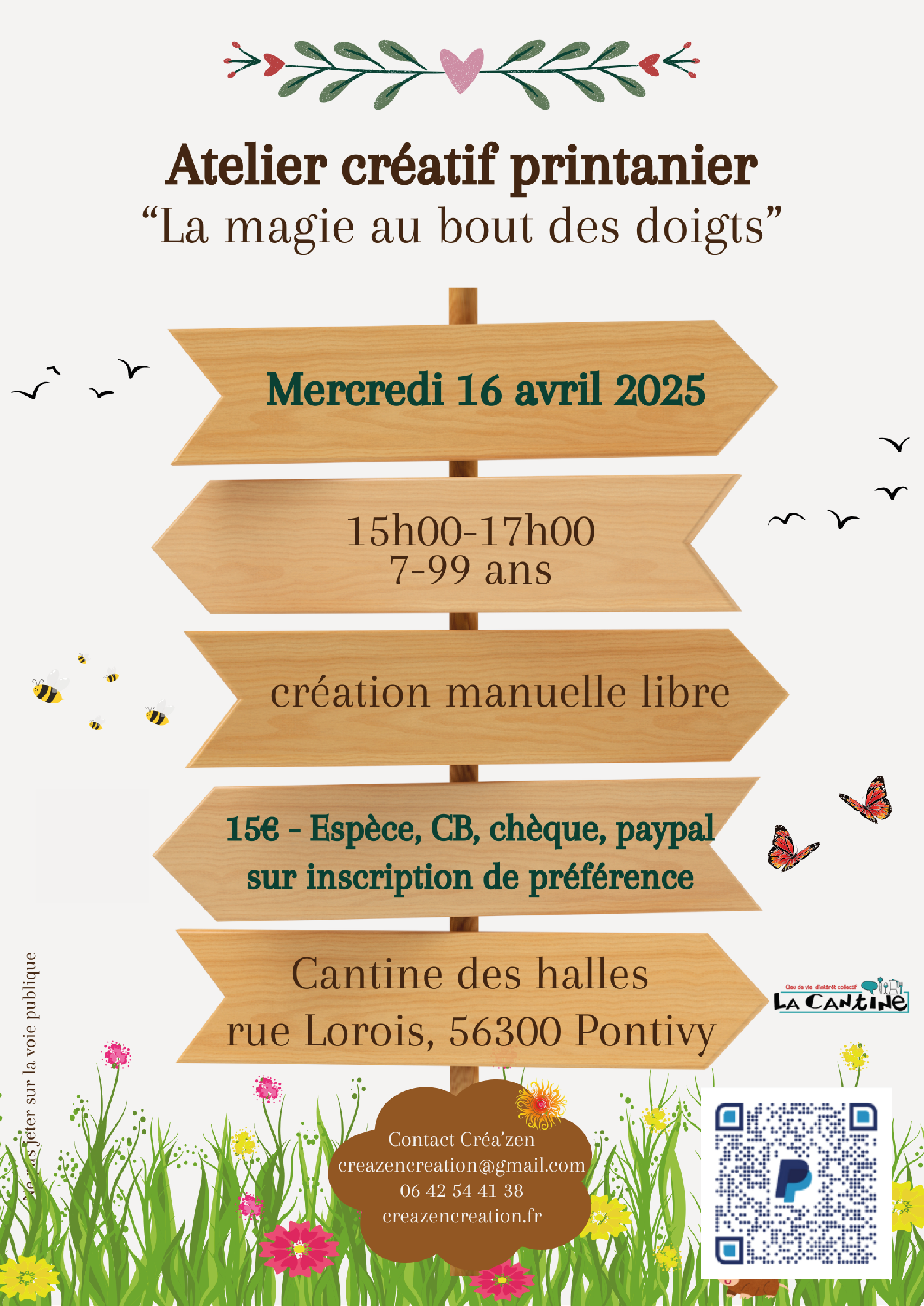 Atelier créatif printanier