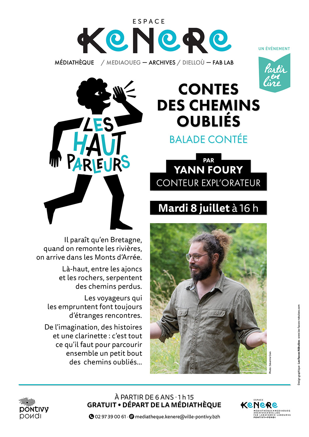 Contes des chemins oubliés par Yann Foury, conteur expl’orateur