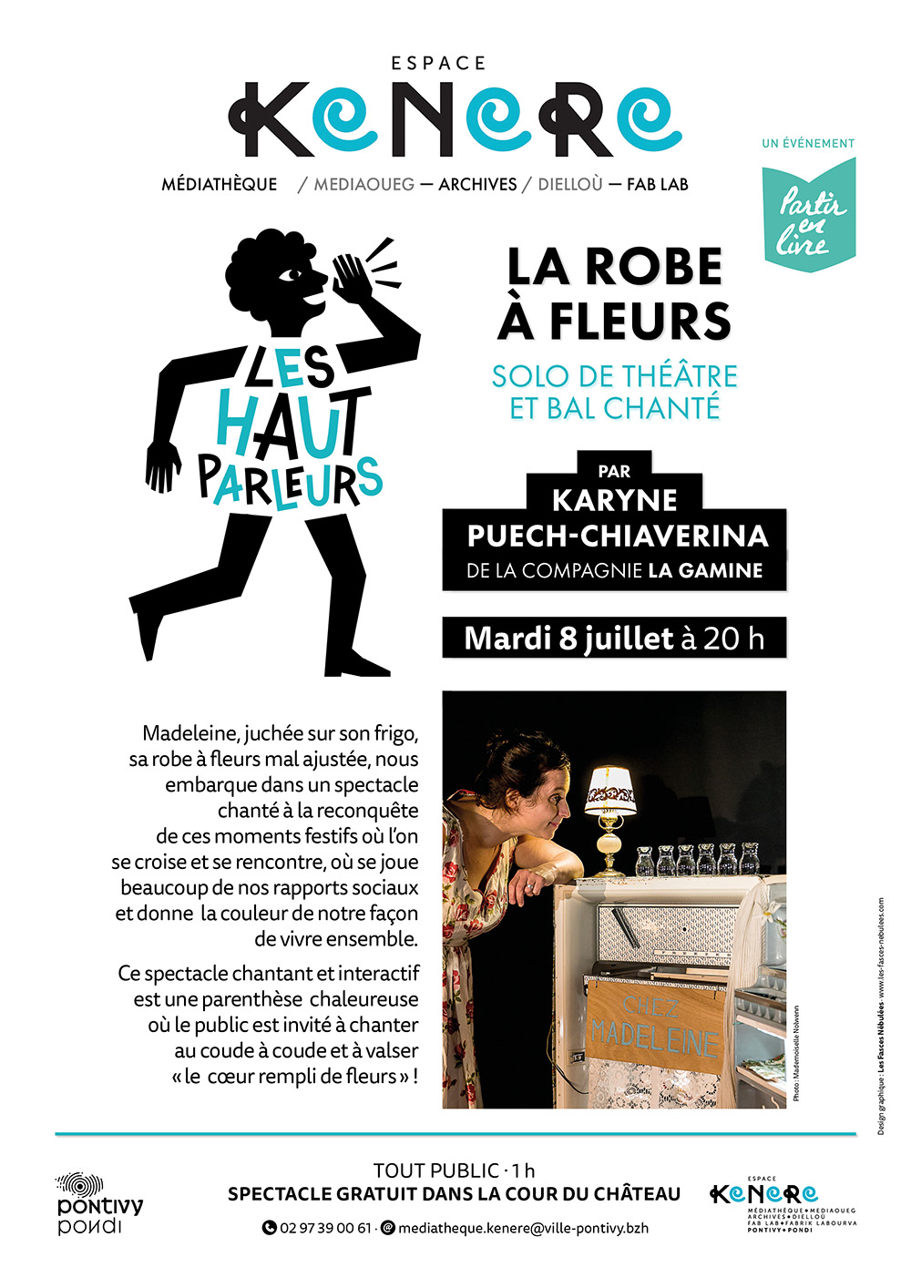 « La robe à fleurs » par la Compagnie La Gamine
