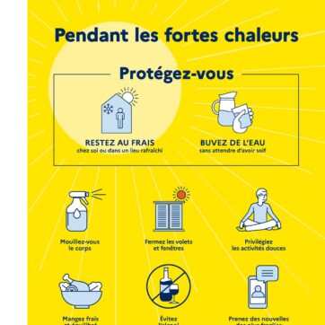 🌡️ Épisode de fortes chaleurs : soyons vigilants !
