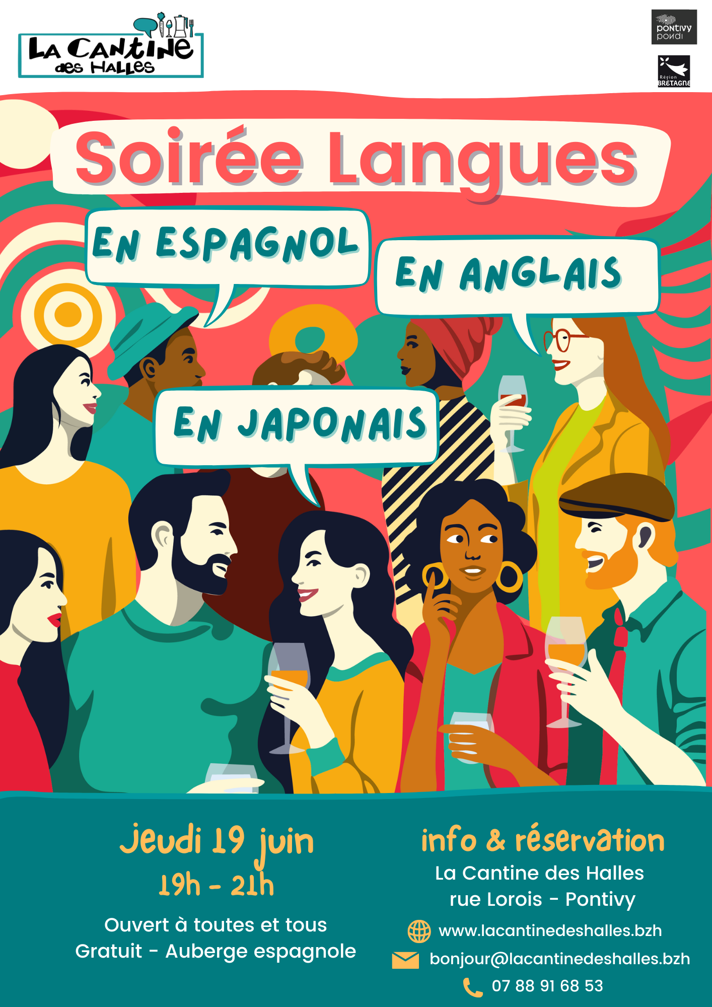 Soirée Langues : Espagnol, anglais et japonais