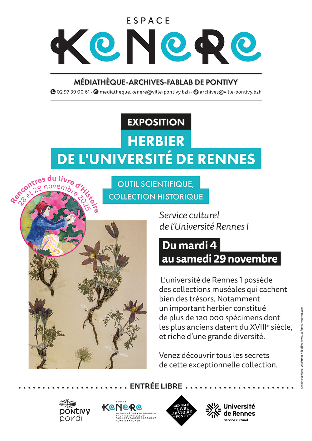 	« Herbier de l’Université de Rennes : outil scientifique, collection historique »