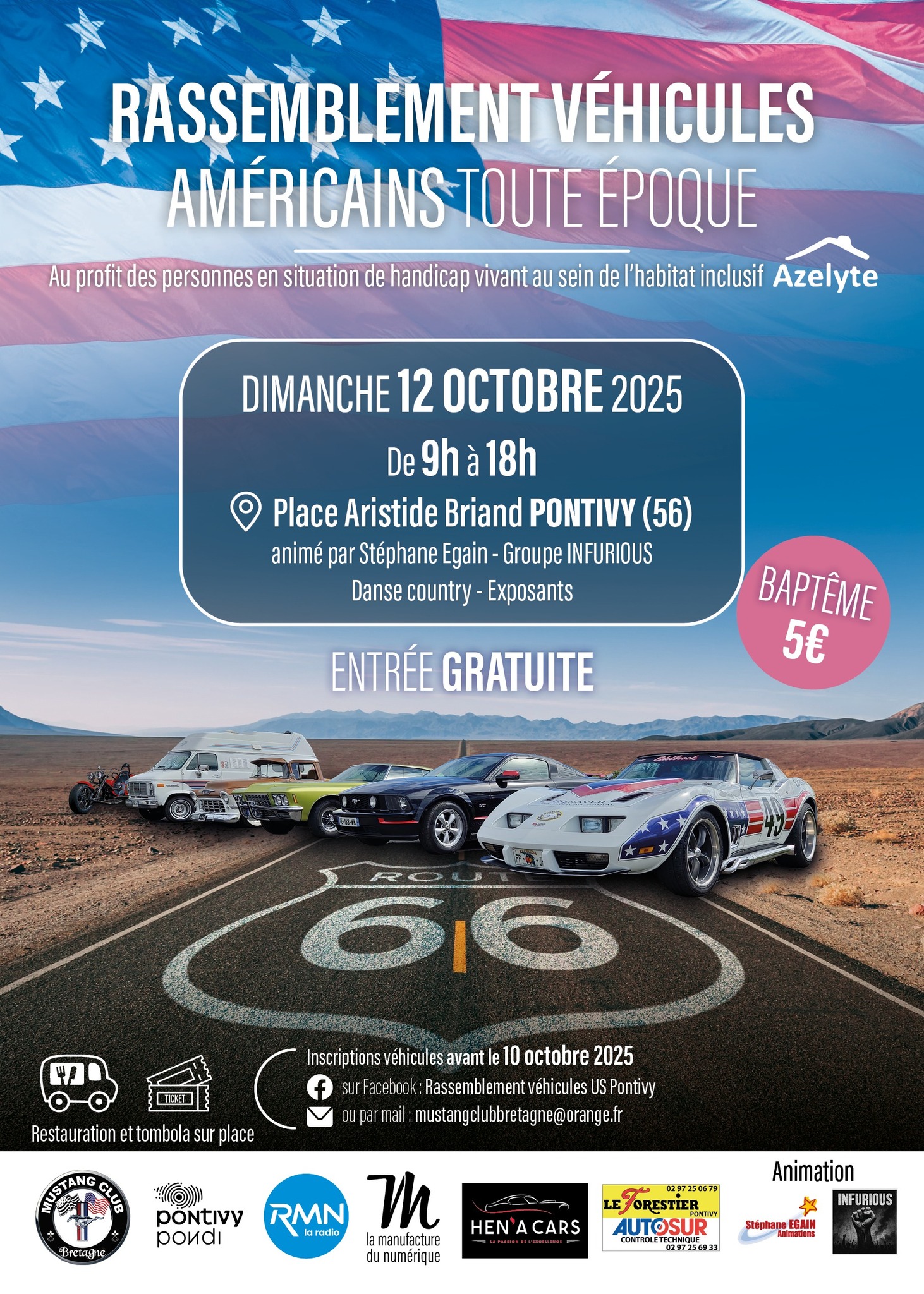 Rassemblement véhicules US Pontivy