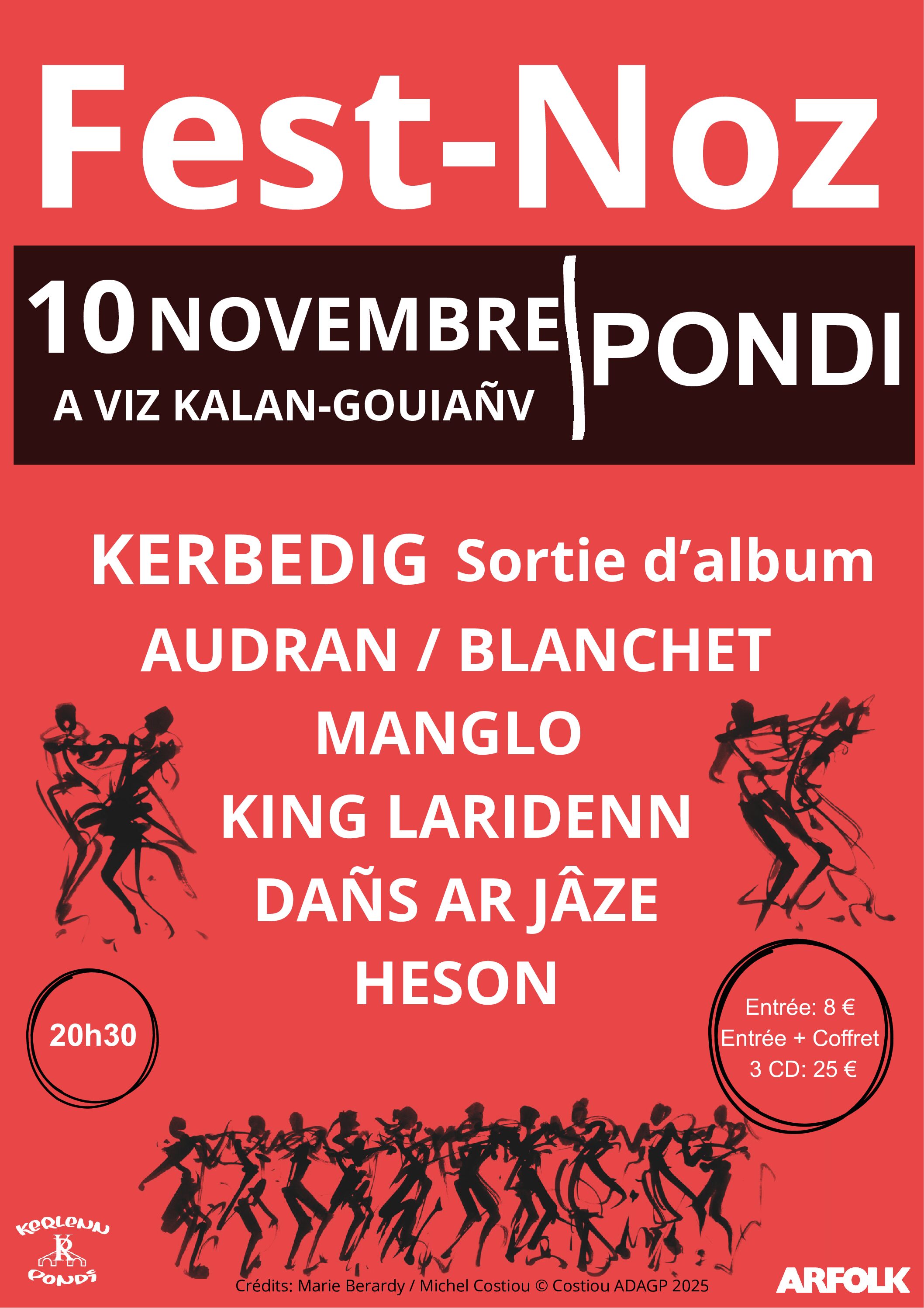 Fest-noz & sortie d’album de KERBEDIG