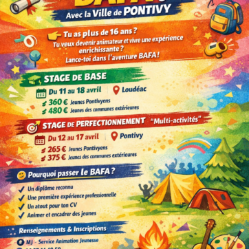Passe ton BAFA avec la Ville de Pontivy