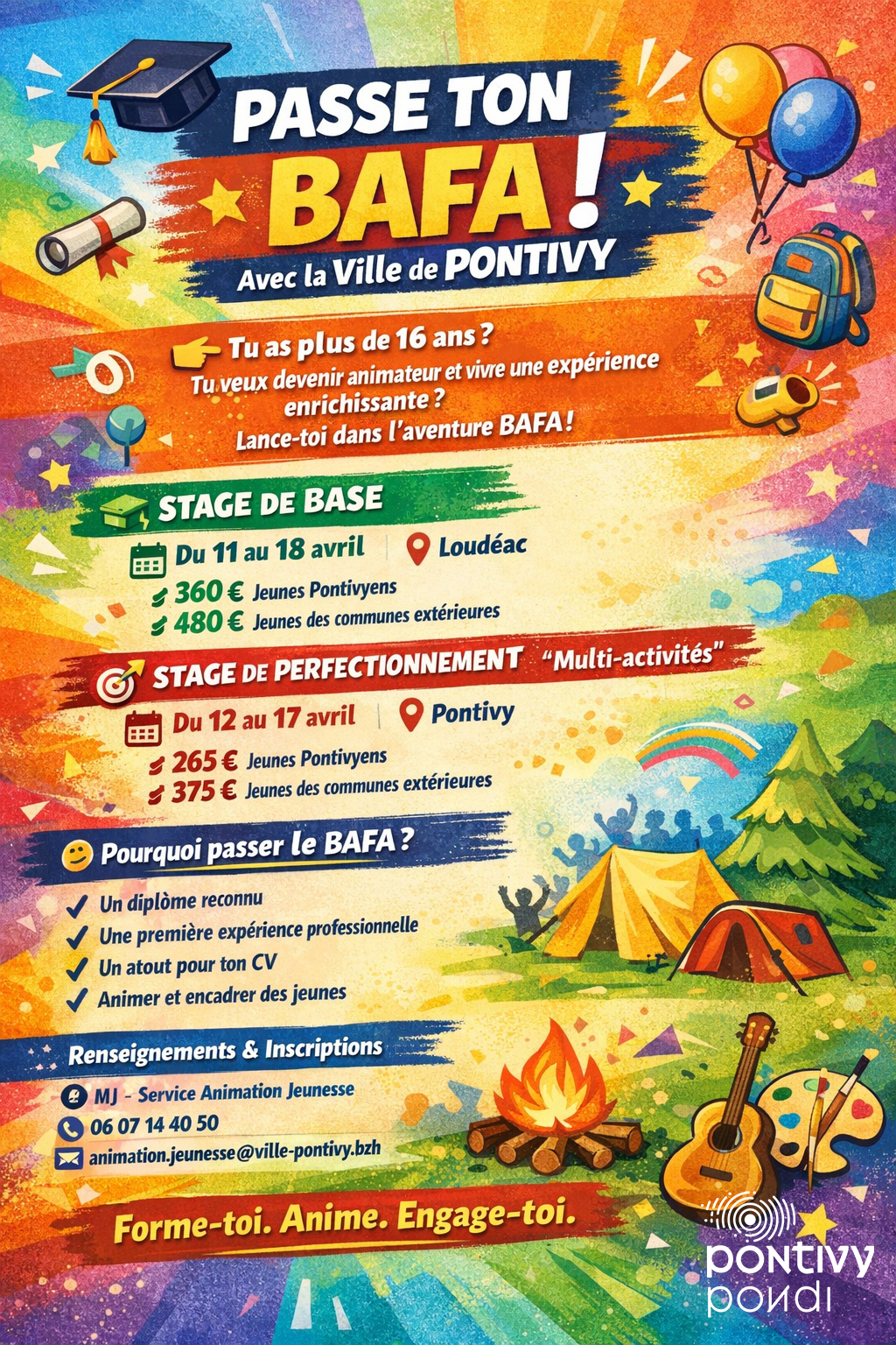 Passe ton BAFA avec la Ville de Pontivy