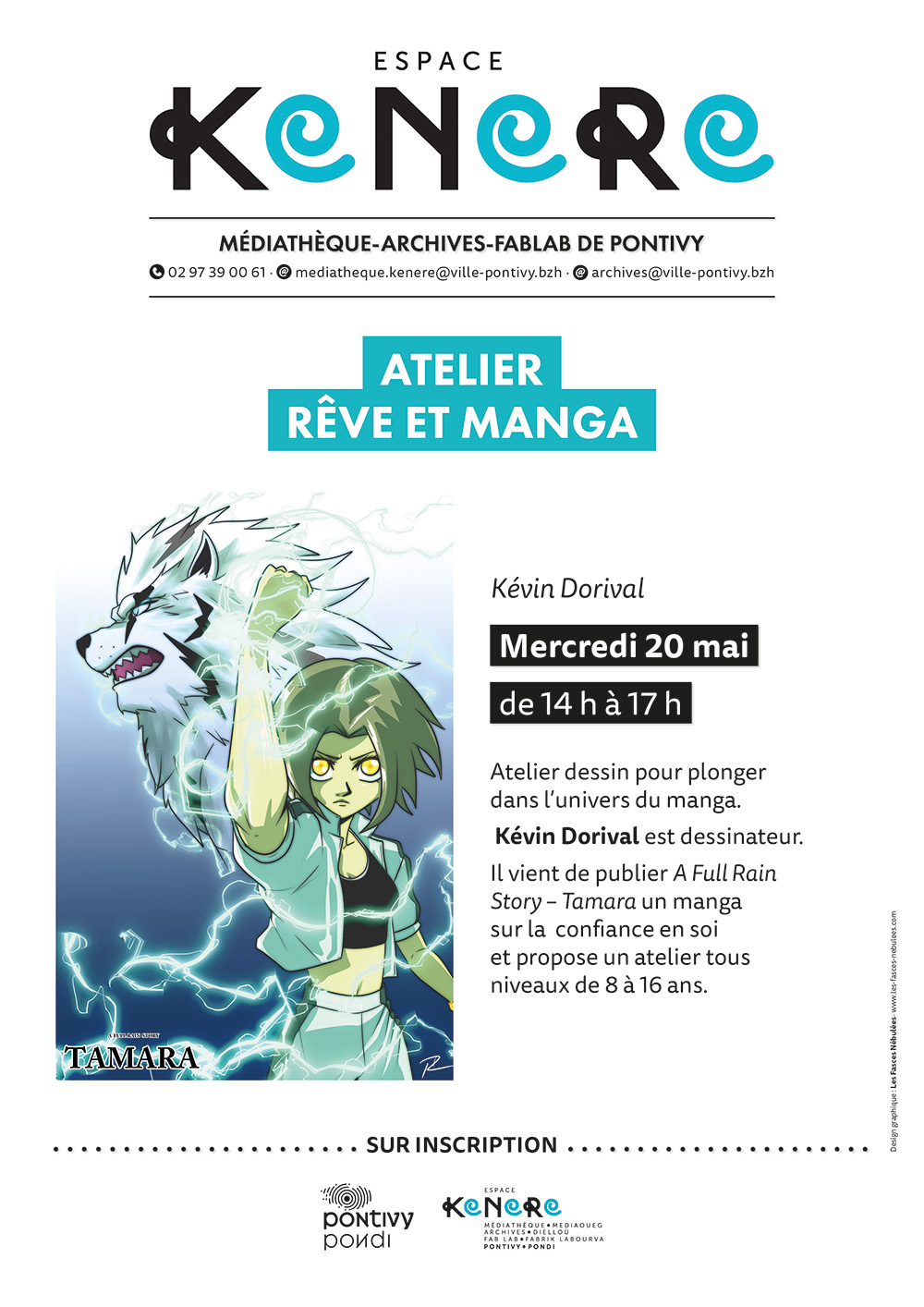 Atelier Rêve et manga avec Kévin Dorival