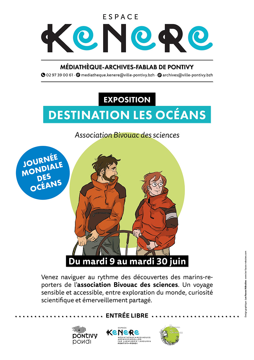 Destination les océans. Une exposition de Bivouac des sciences