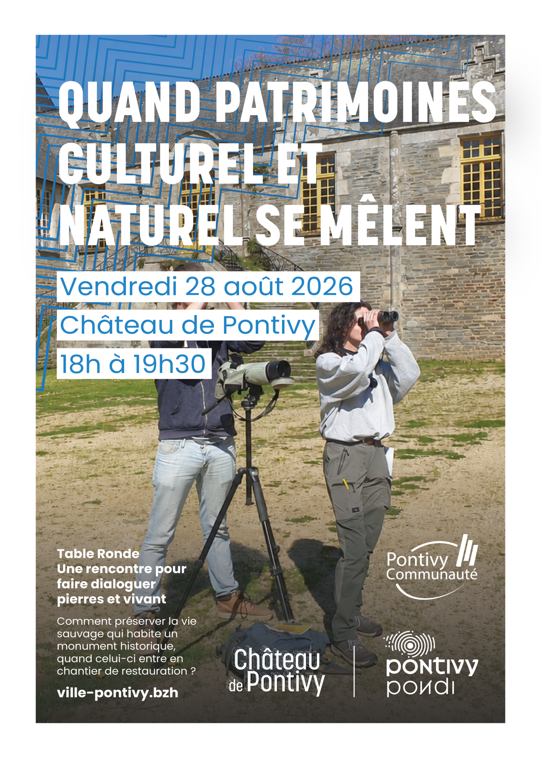 TABLE-RONDE – Quand patrimoine culturel et patrimoine naturel se mêlent – au Château de Pontivy