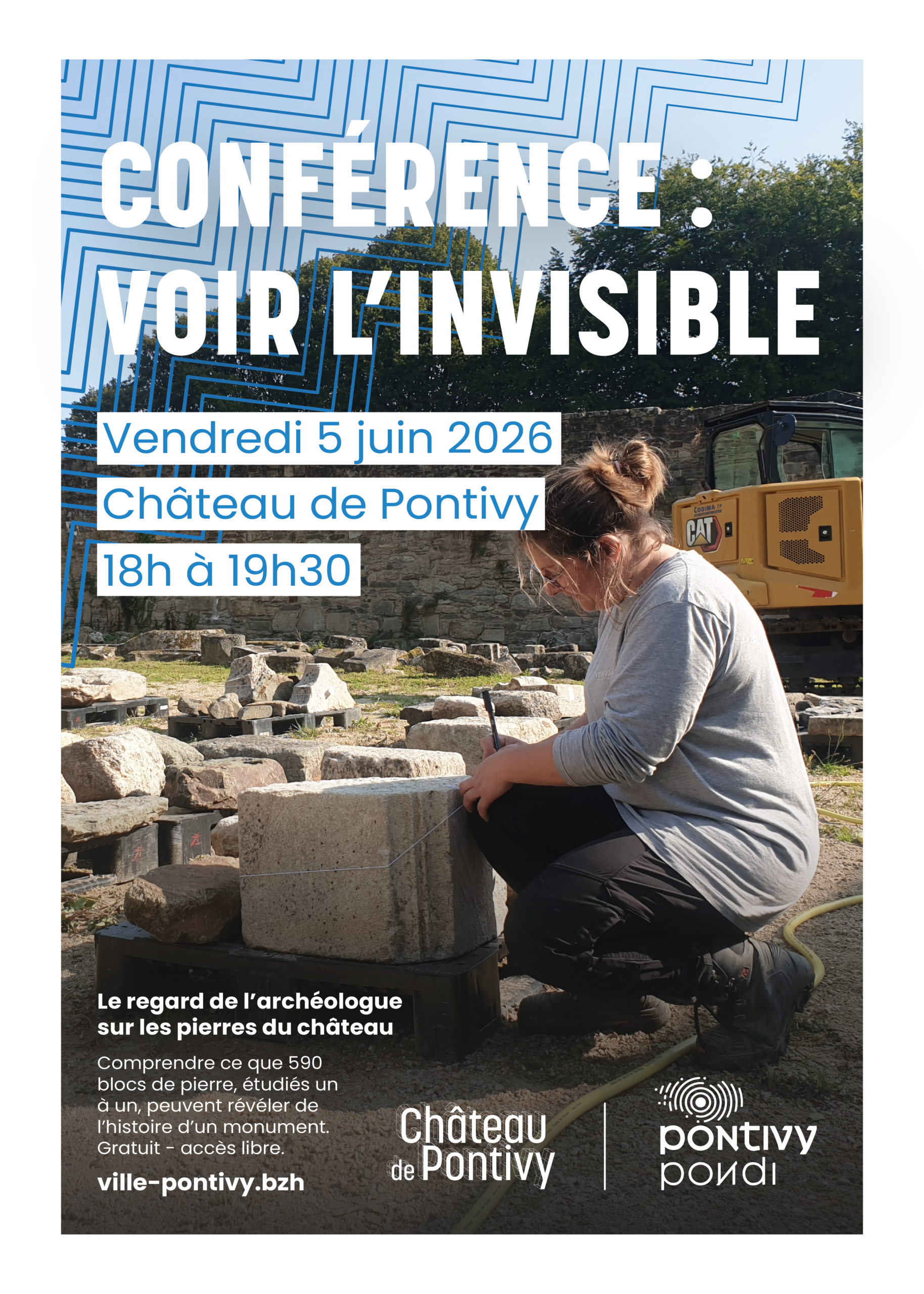 CONFÉRENCE – Voir l&rsquo;invisible : le regard de l&rsquo;archéologue sur les pierres du Château de Pontivy