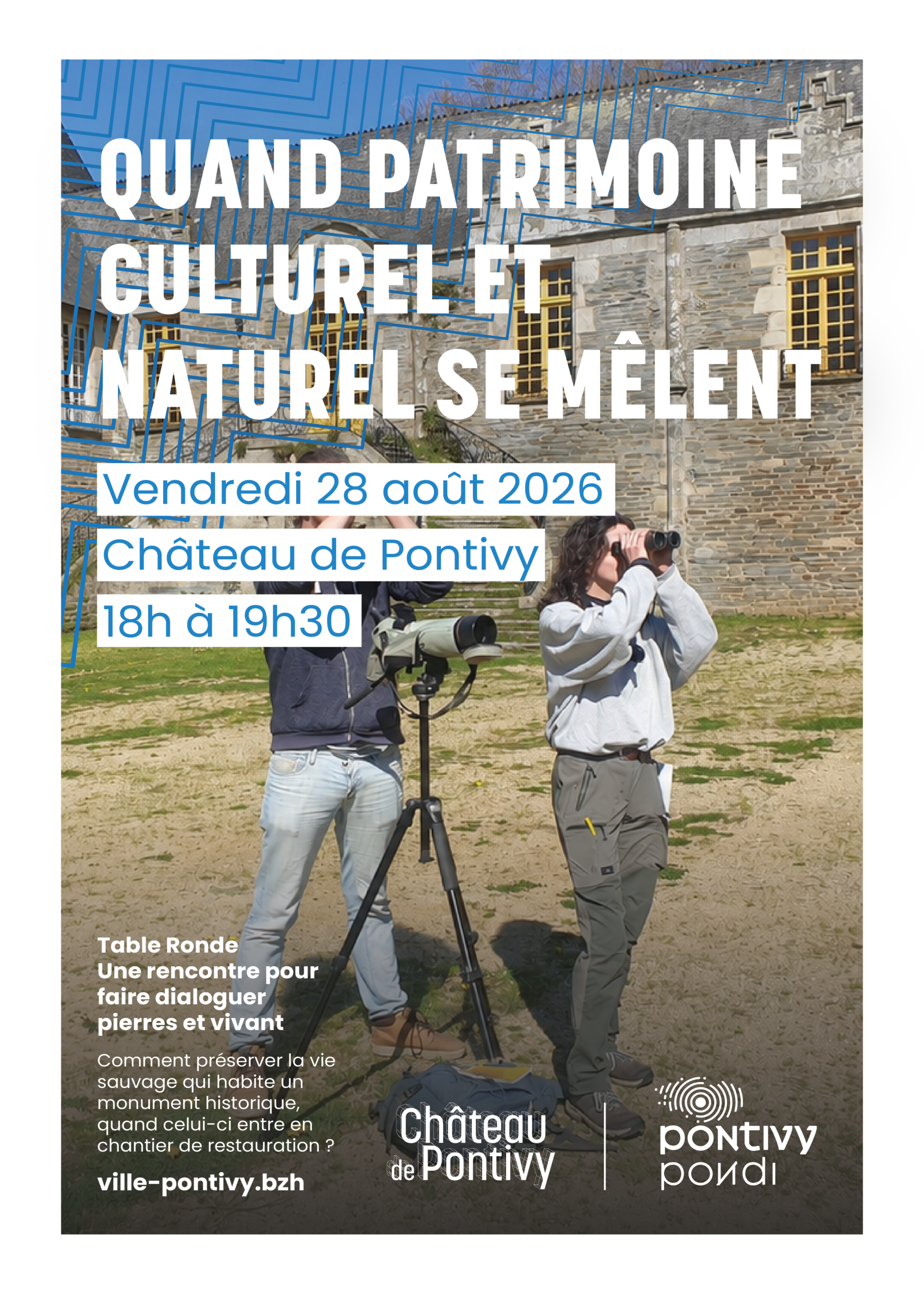 TABLE-RONDE – Quand patrimoine culturel et patrimoine naturel se mêlent – au Château de Pontivy