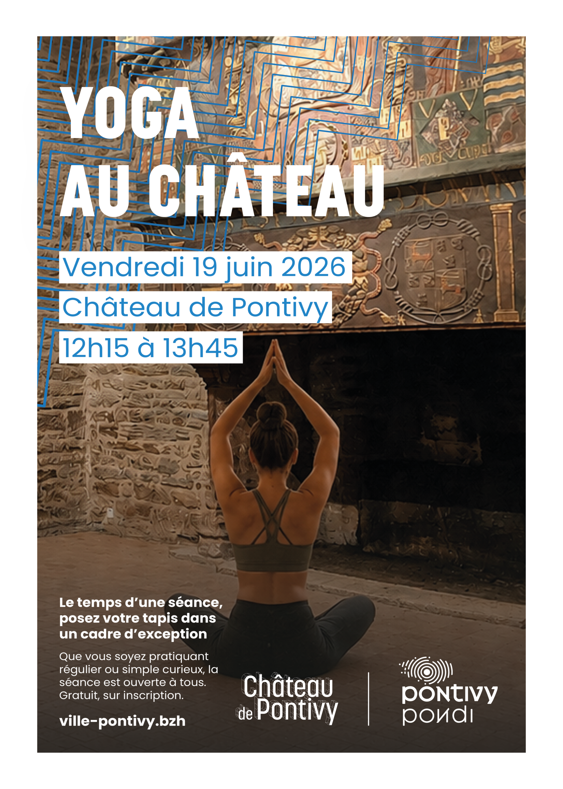 Yoga au château : une parenthèse bien-être au cœur du patrimoine pontivyen
