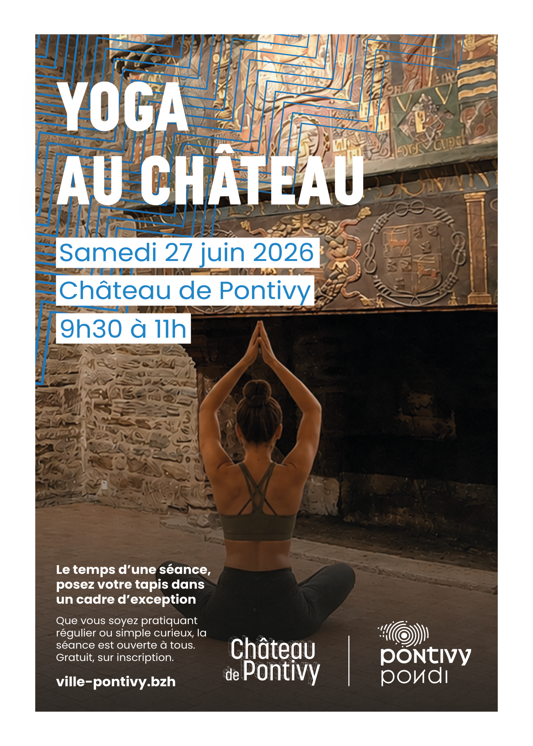 Yoga au château : une parenthèse bien-être au cœur du patrimoine pontivyen