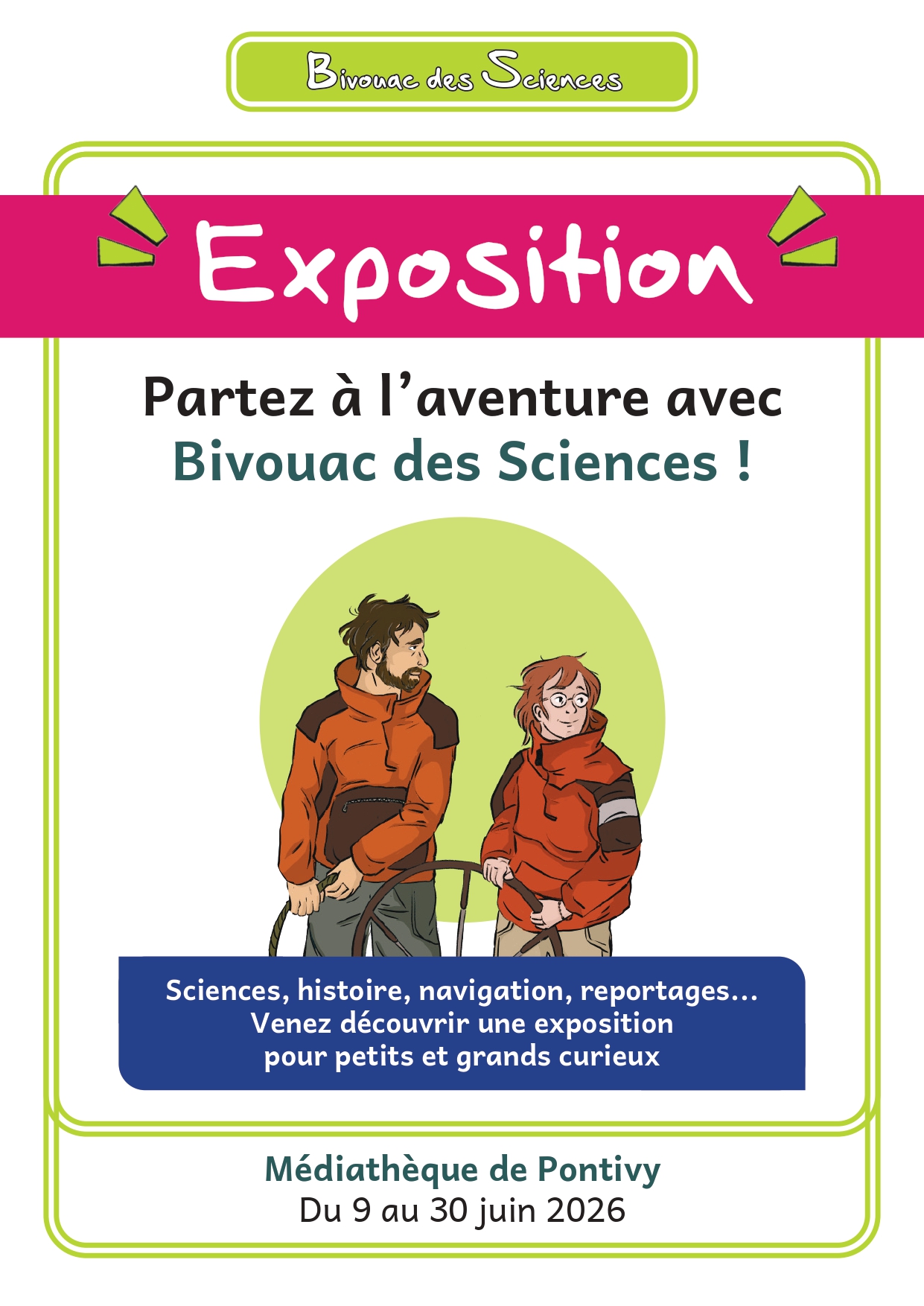 Destination les océans. Une exposition de Bivouac des sciences