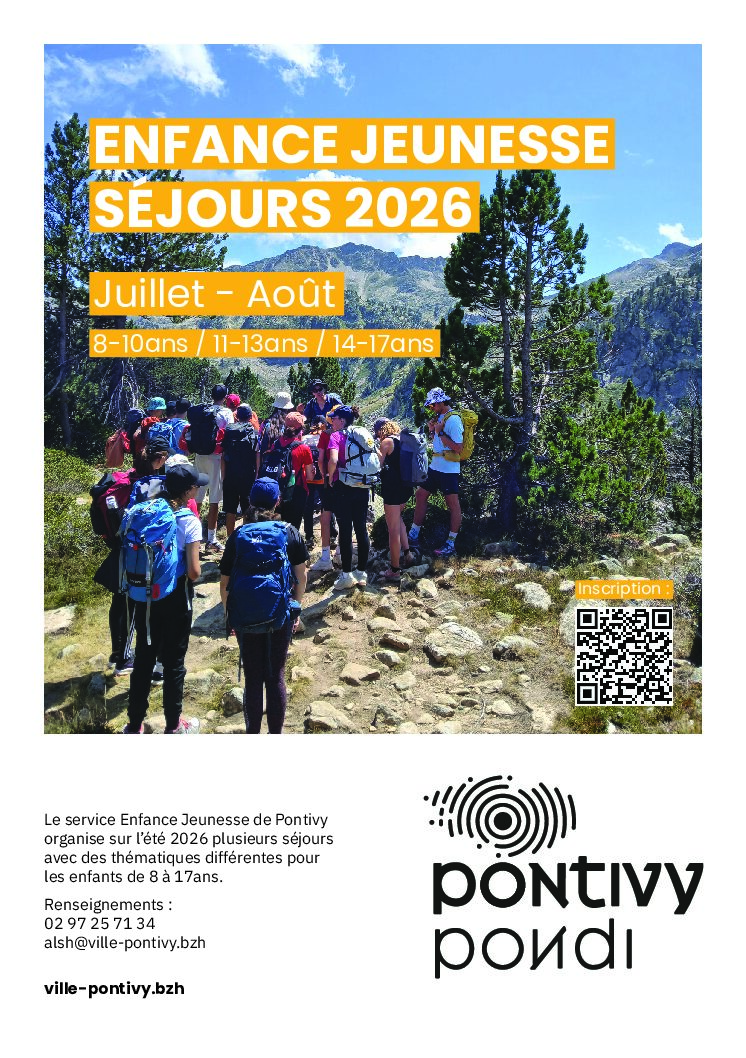 Séjours été 2026 – Enfance Jeunesse