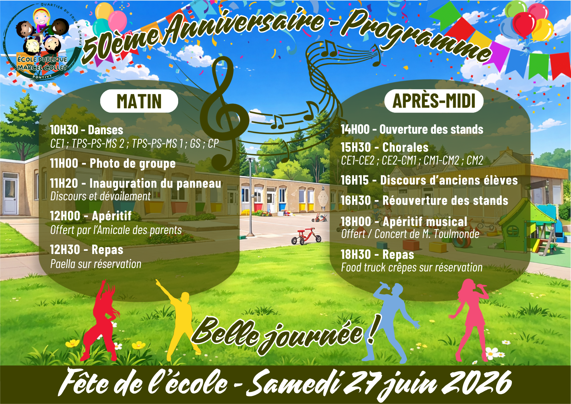 50 ANS DE L&rsquo;ECOLE MARCEL COLLET