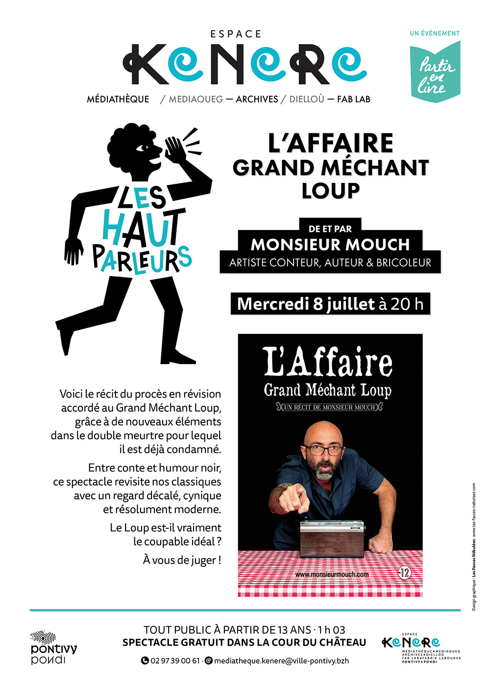 « L&rsquo;affaire Grand méchant loup » Un récit de Monsieur Mouch