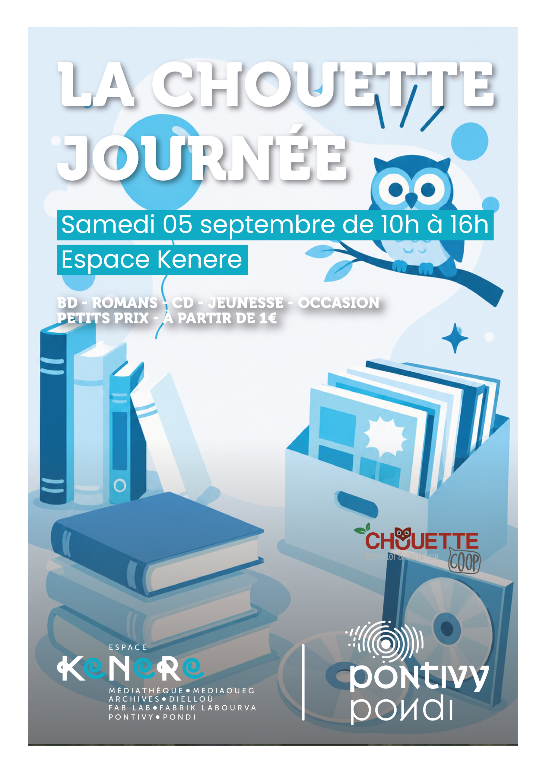 Braderie de livres avec Chouette Coop