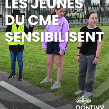 Les jeunes du Conseil Municipal des Enfants sensibilisent à la sécurité routière