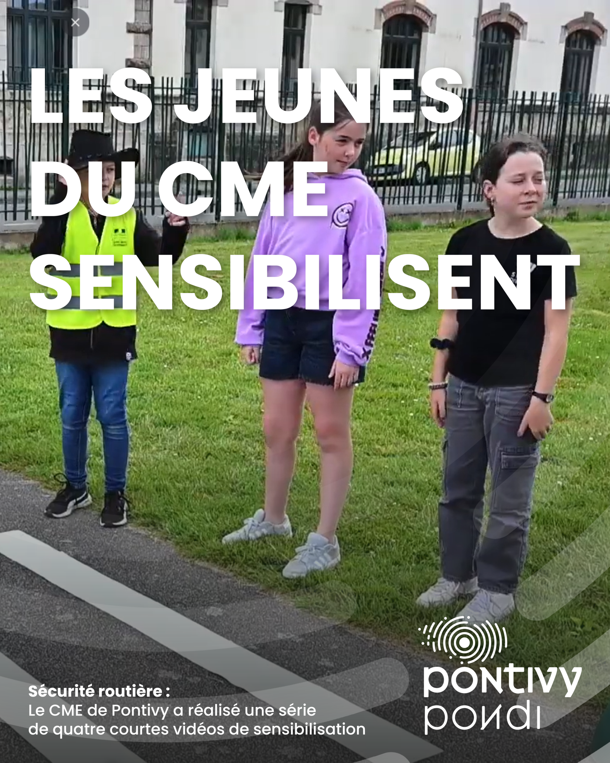 Les jeunes du Conseil Municipal des Enfants sensibilisent à la sécurité routière