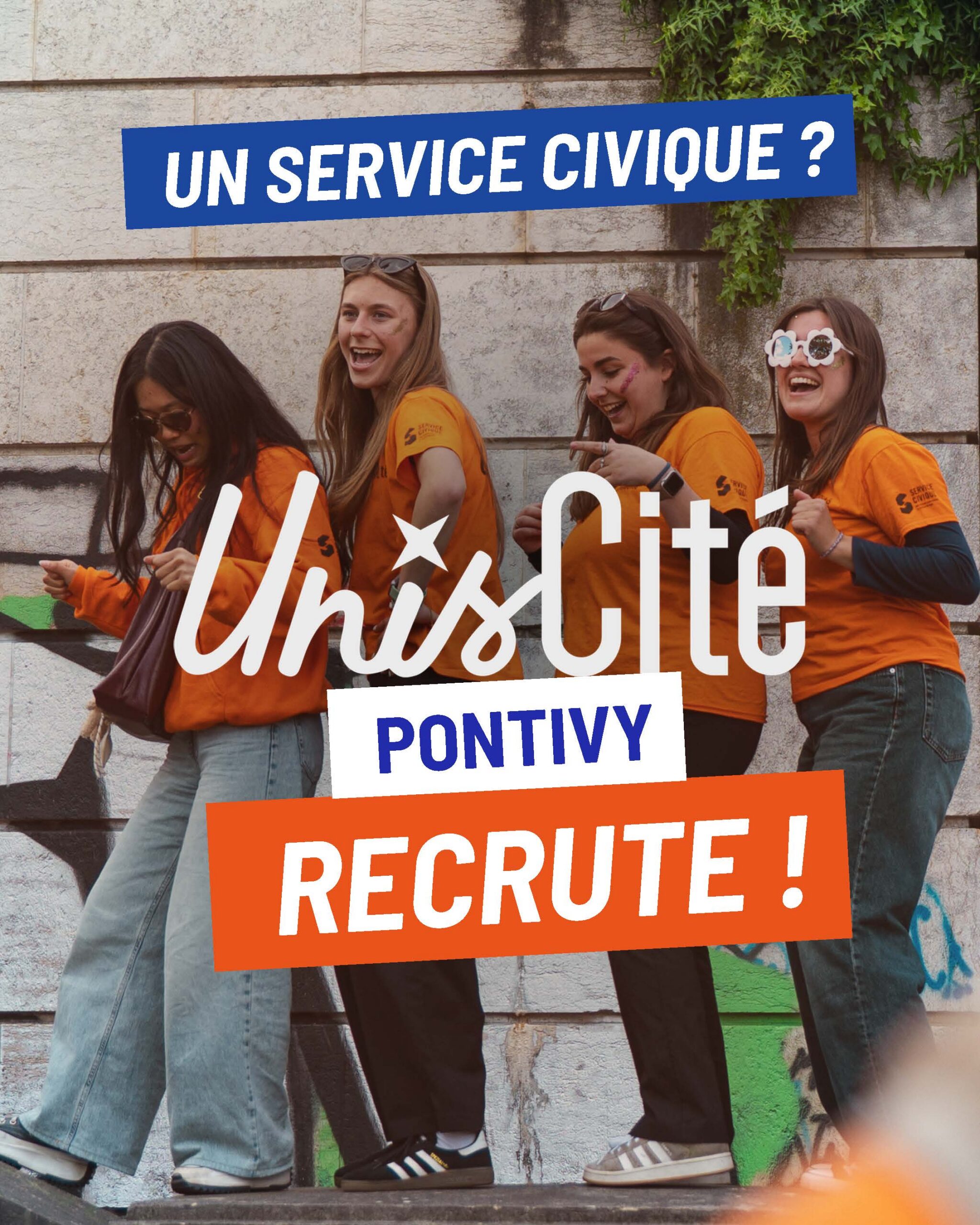 Unis-Cité Pontivy recrute des jeunes en Service Civique et recherche des seniors, aidants et aidés !