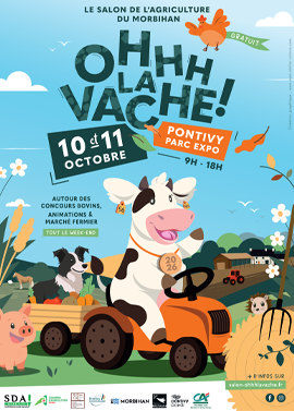 Ohhh la vache ! Le salon de l&rsquo;agriculture du Morbihan revient à Pontivy