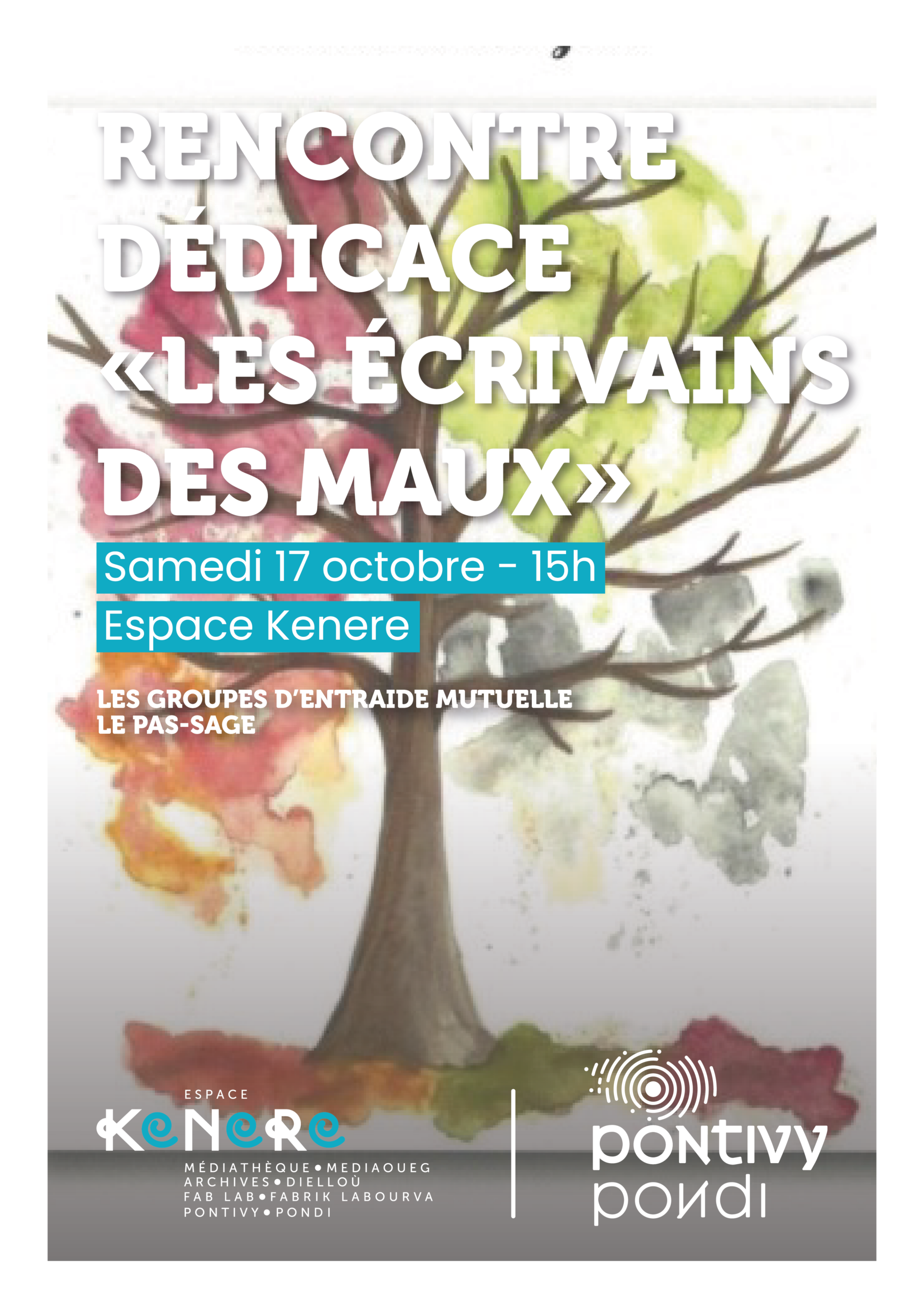 Rencontre dédicace « Les écrivains des maux » avec les adhérents du Pas-Sage